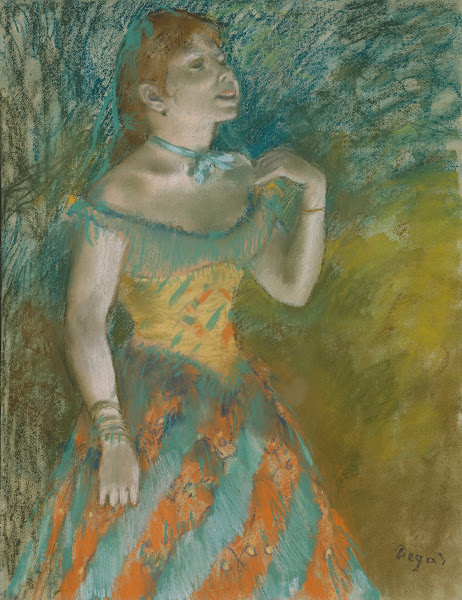 The Singer in Green ca 1884