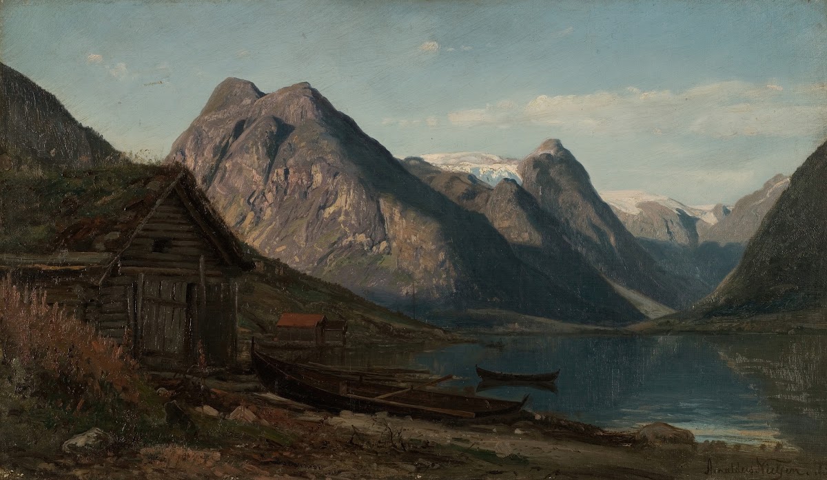 Fra Fjærlandsfjorden Supphellebreen 1877