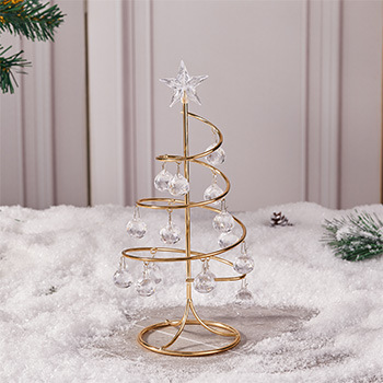 Dekorative LED-Weihnachtsbaum-Figur aus Metall