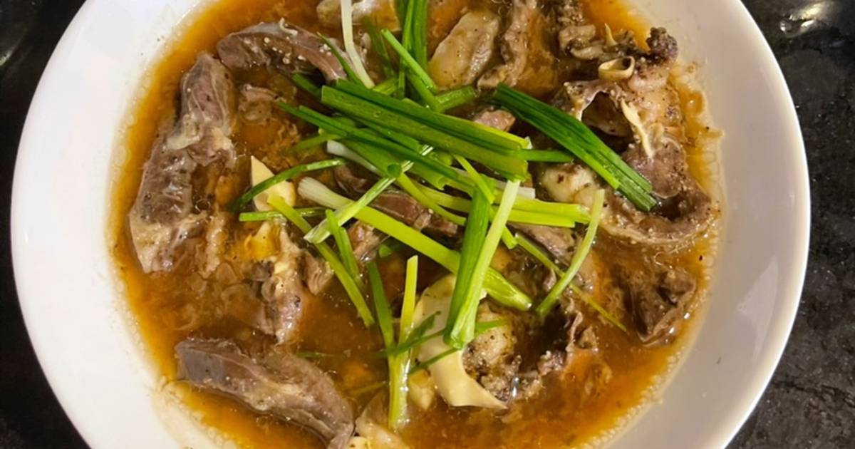 Tim hấp hạt tiêu
