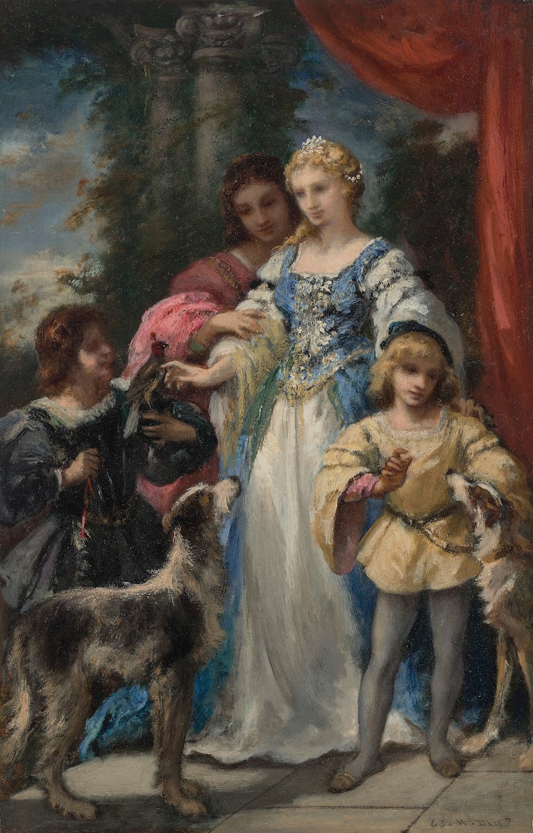 Femme aux chiens 1863