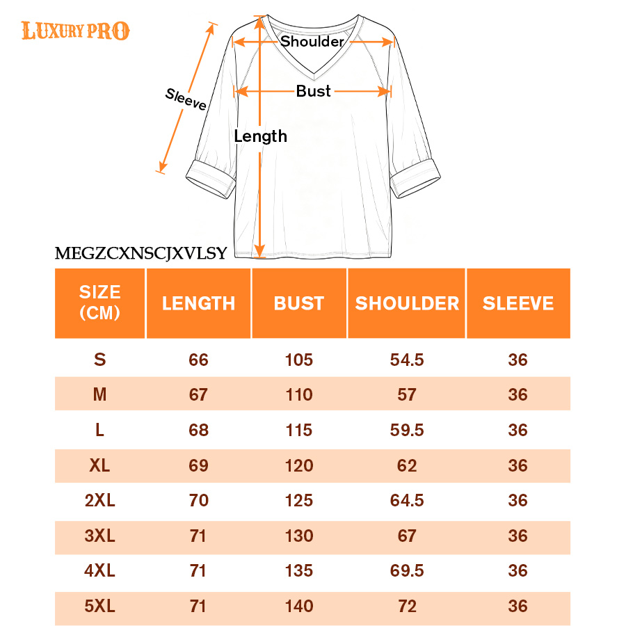 AOP MEG Women's Raglan V-Neck Mid-Length Sleeve Top