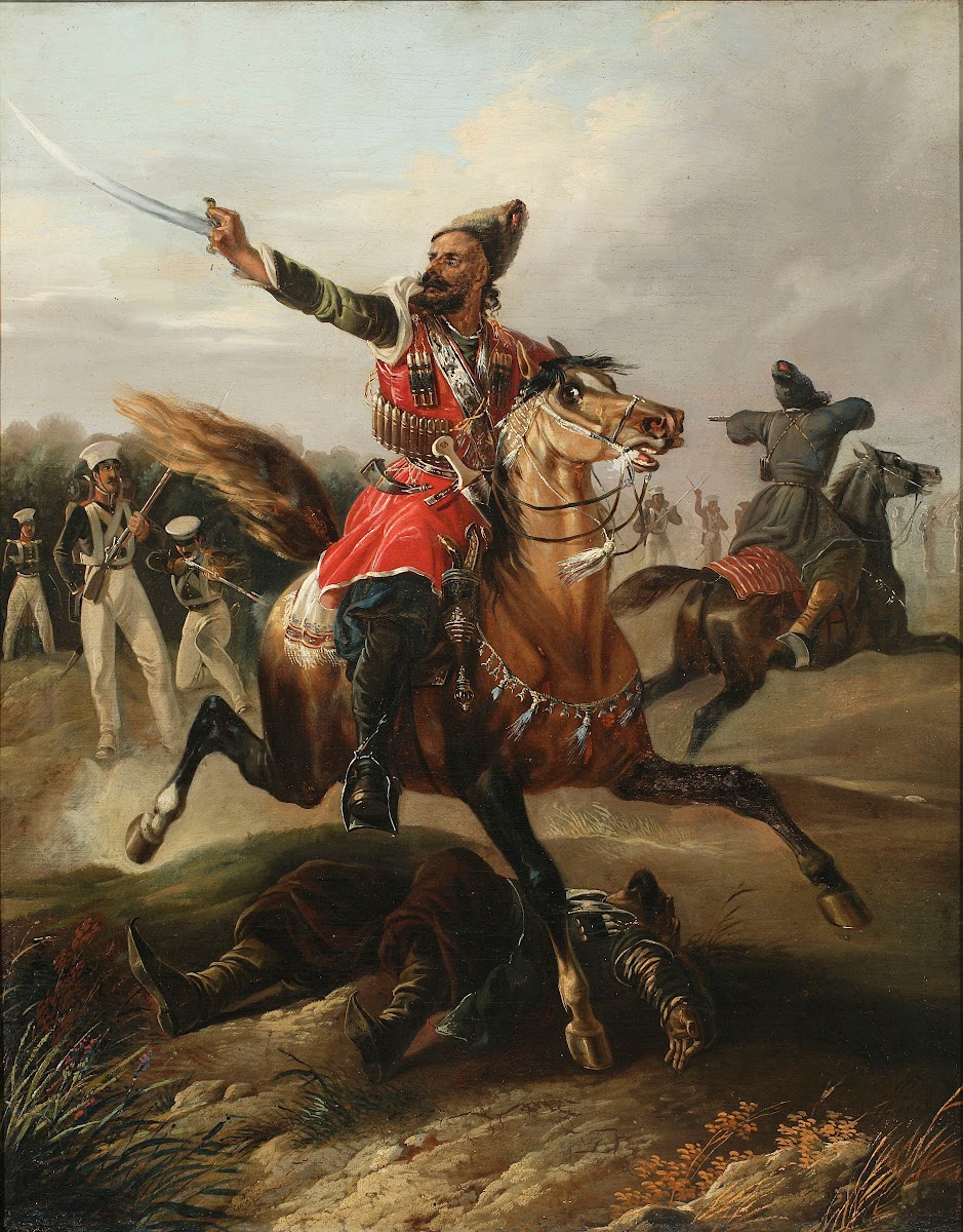 Circassian on horseback 1841