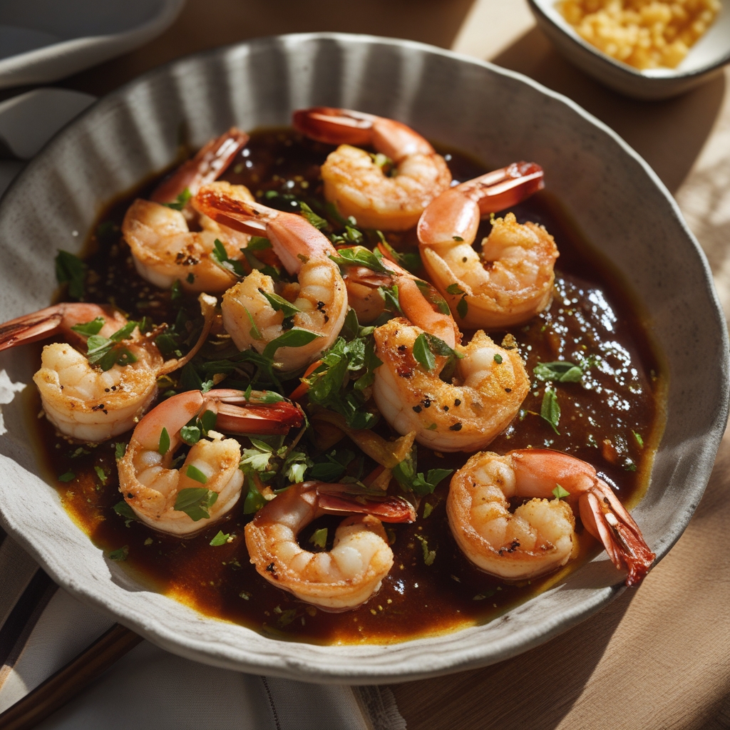 Easy Homemade Jamaican Pepper Shrimp Recipe with Bold Flavor finished