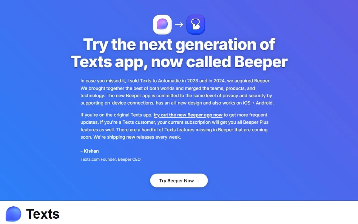 Captura de texts.com