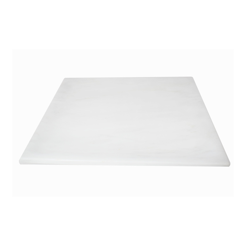 Plato base de mármol Luchón™ color blanco
