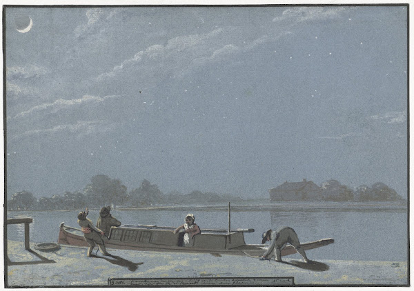 t Aankomen der weesper schuit aan de Buiten Amstel dagboek 19 november 1805   18