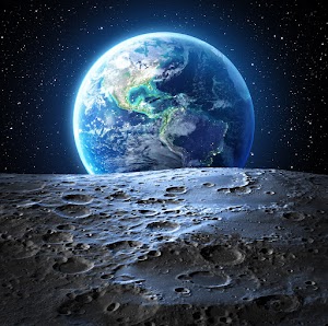 Earth From Moon Wallpaper