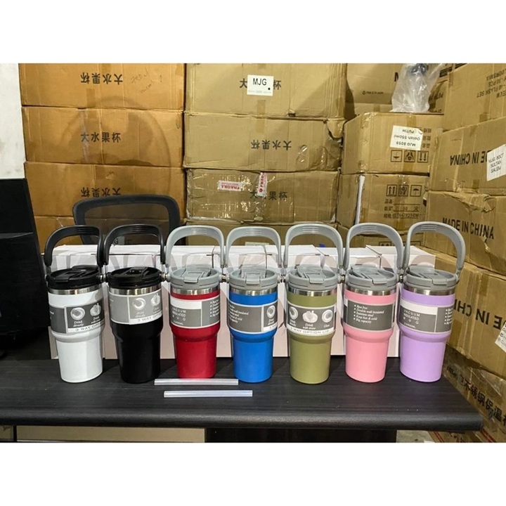 COSTUM TUMBLER STAINLESS/THERMOS AIR MODEL SEDOTAN/BOTOL MINUM SOUVENIR — foto 1