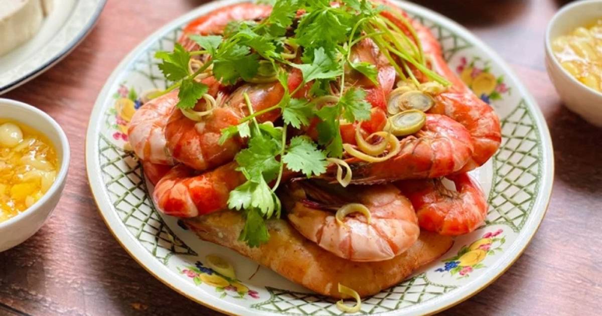 Tôm Hấp Sả