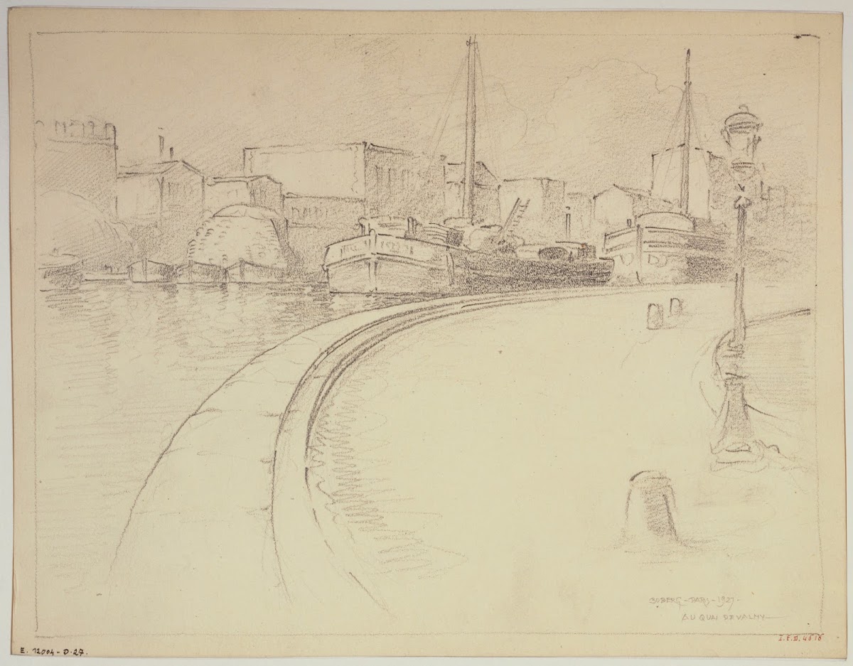 Le quai Valmy 1927