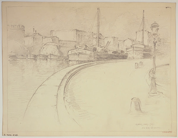 Le quai Valmy 1927
