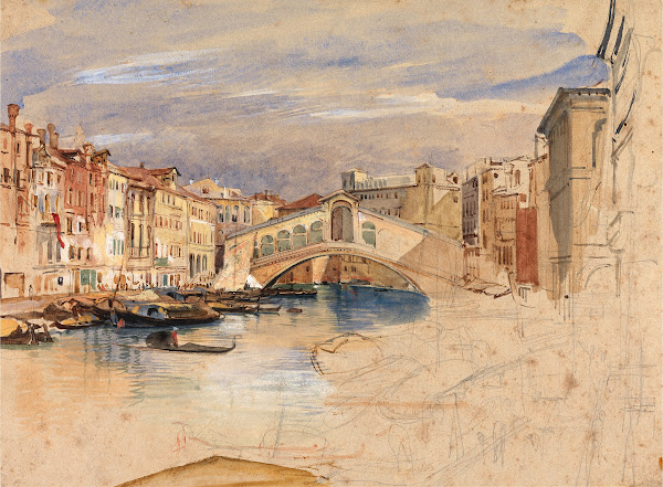 Venice The Grand Canal and Rialto 1838