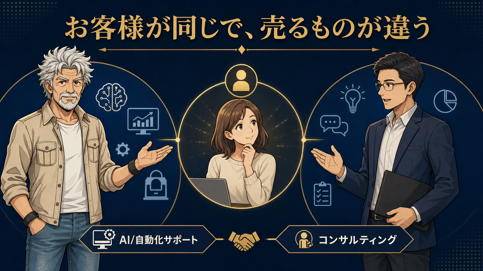 同じお客様に異なる価値を提供する紹介パートナー