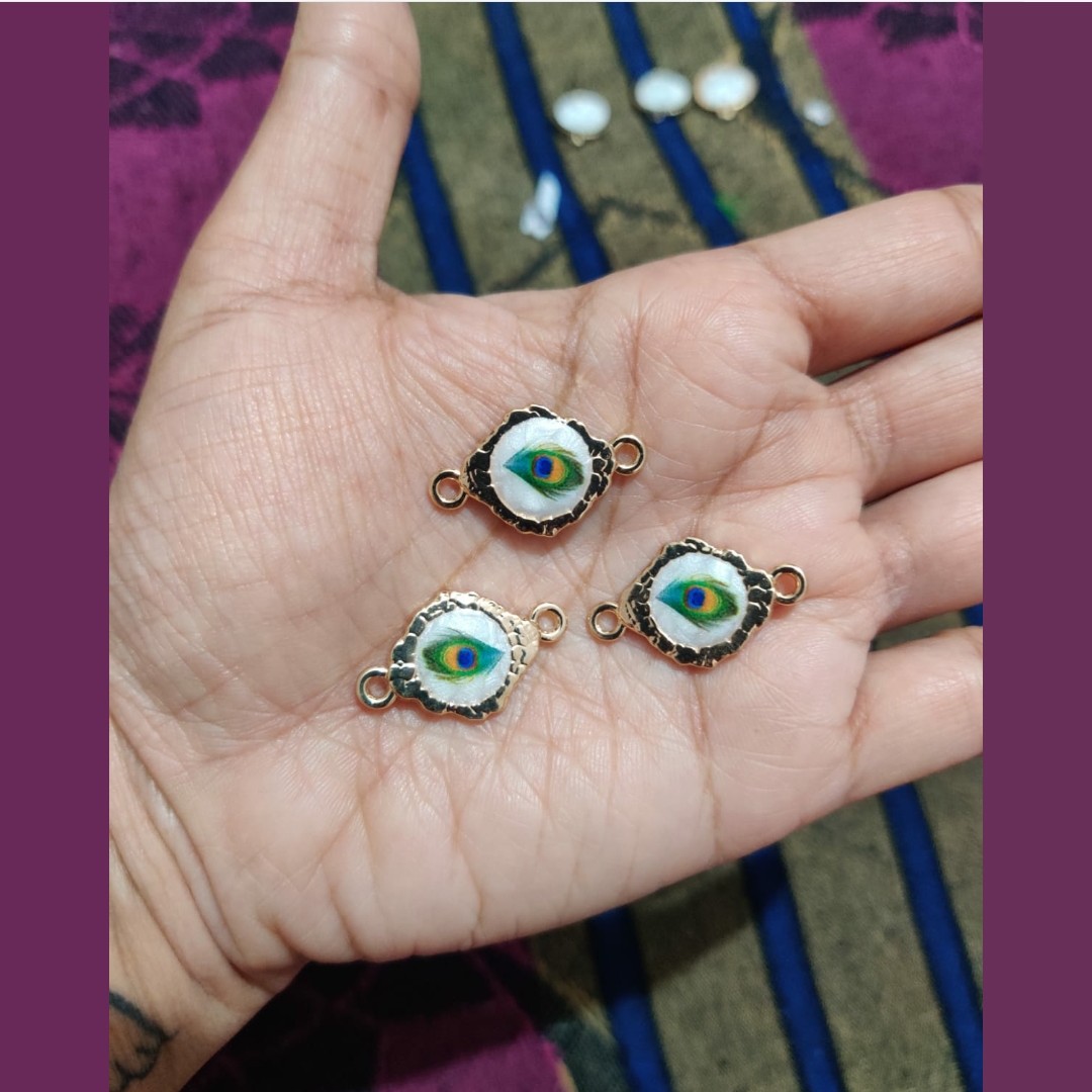 R49-Mor Rakhi Pendant (Pack Of 3)