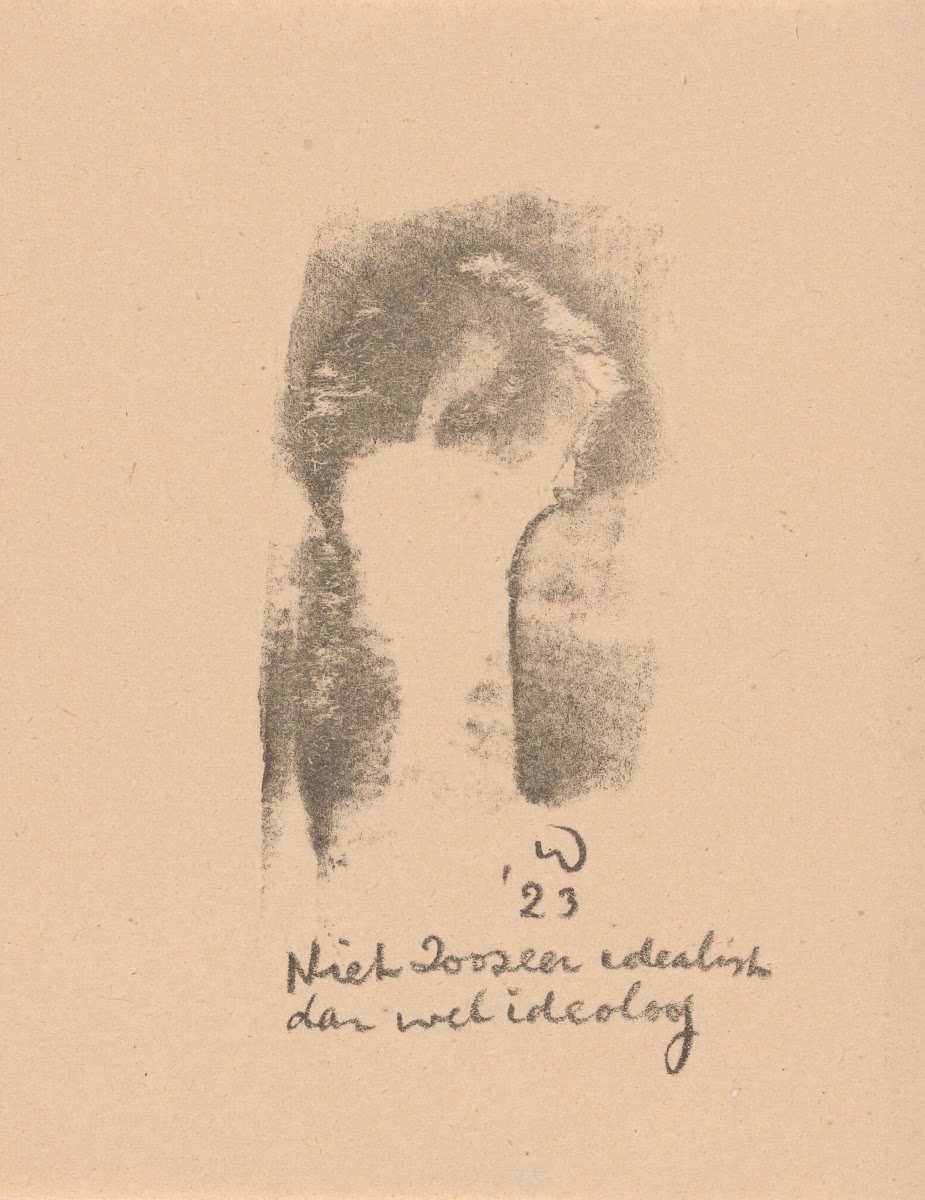 Niet zoozeer idealist dan wel ideoloog 1923