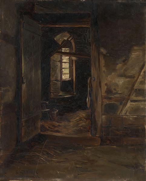 Interior from a Cowshed 1872