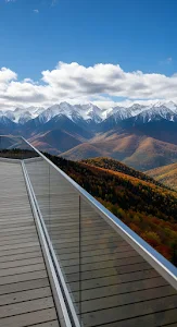 Misty Pine Forest at Sunrise