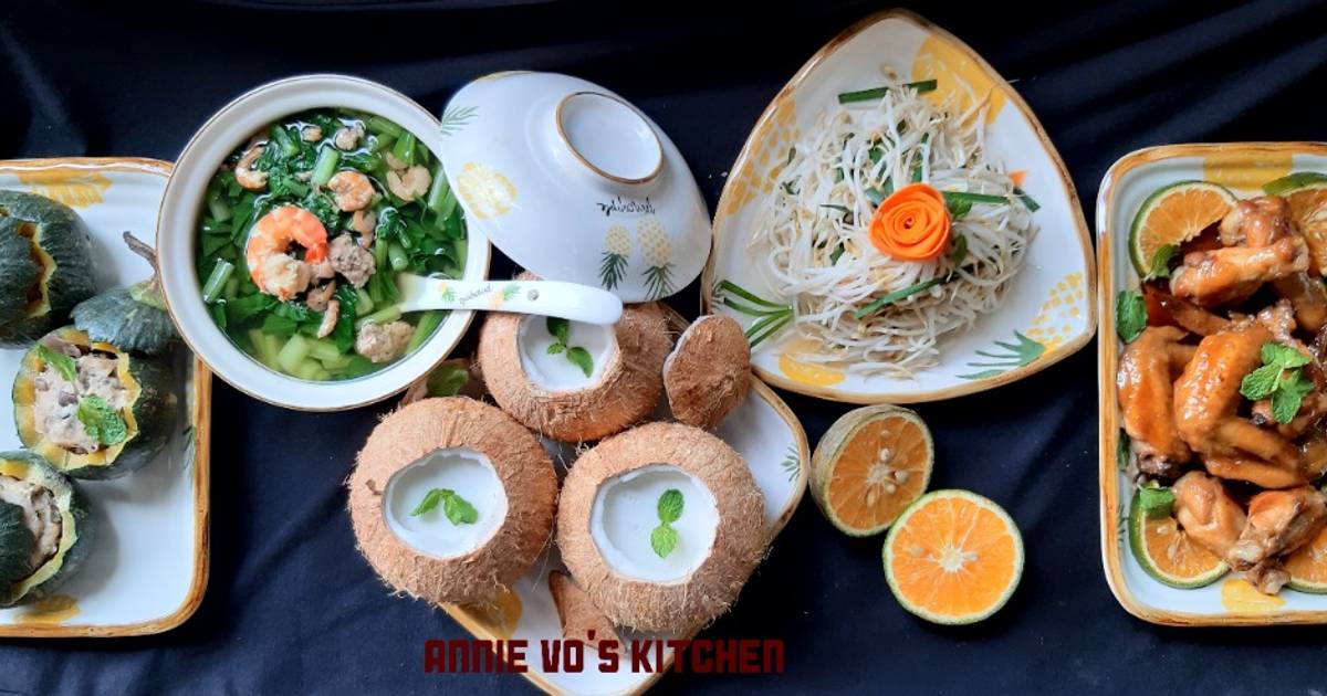 Gợi ý mâm cơm đãi Trung thu