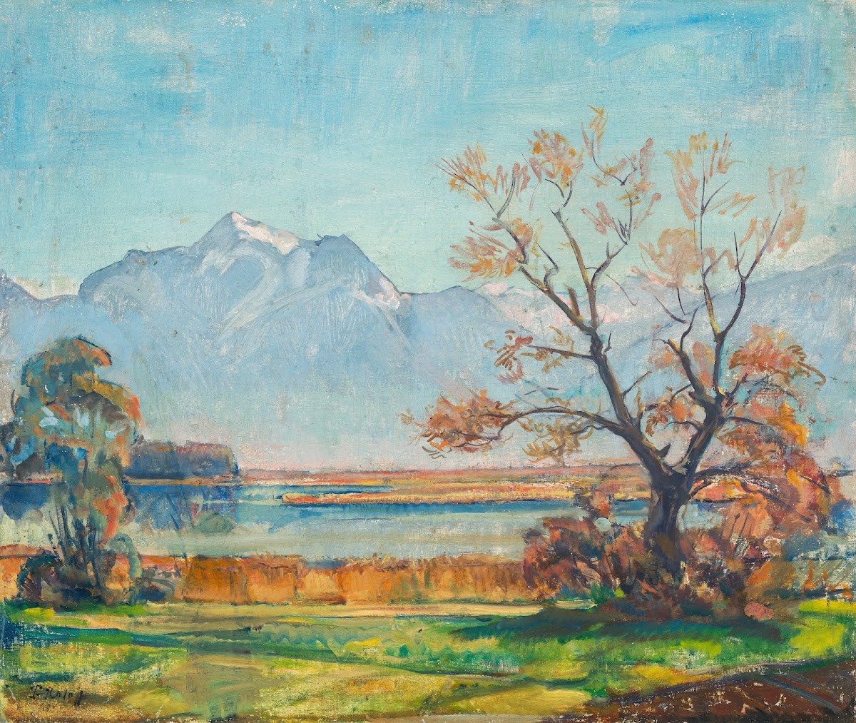 Herbststimmung am Chiemsee circa 1930