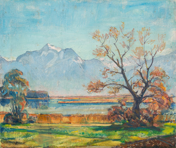 Herbststimmung am Chiemsee circa 1930
