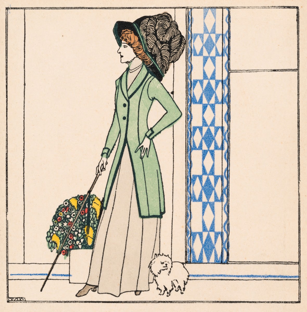 Nr 230 Modekarte 1909