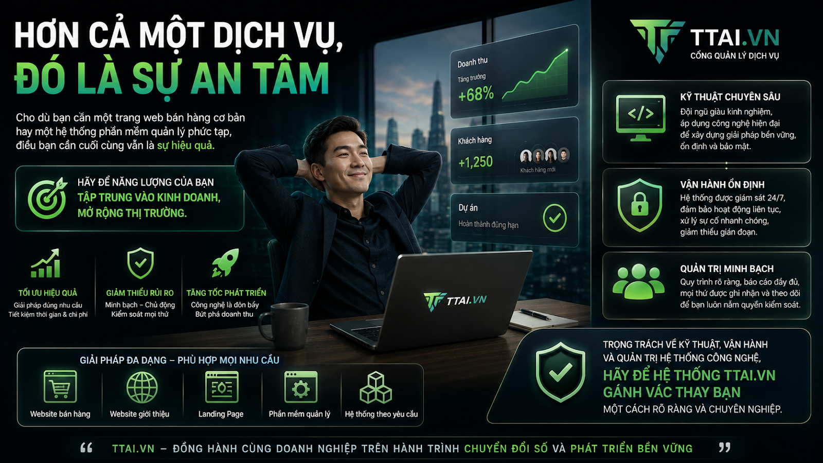 Hơn cả một dịch vụ, đó là sự an tâm