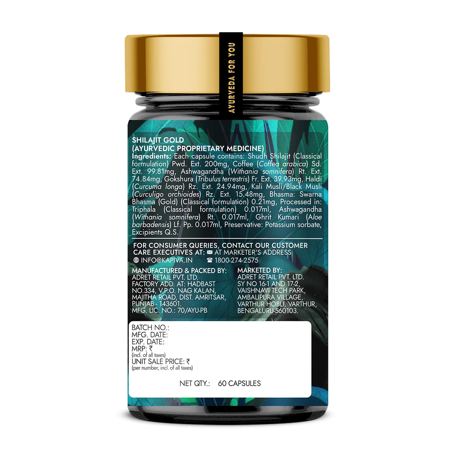 Kapiva Shilajit Gold Capsules