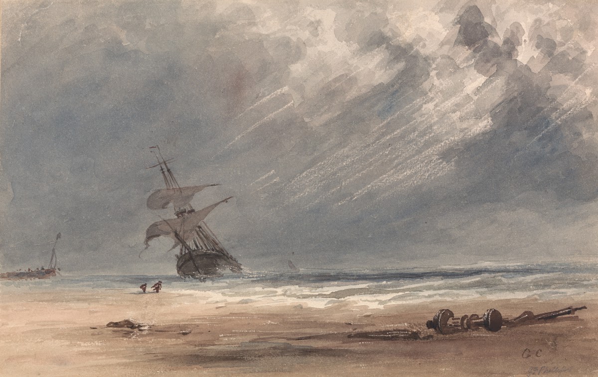 Storm Over a Coast