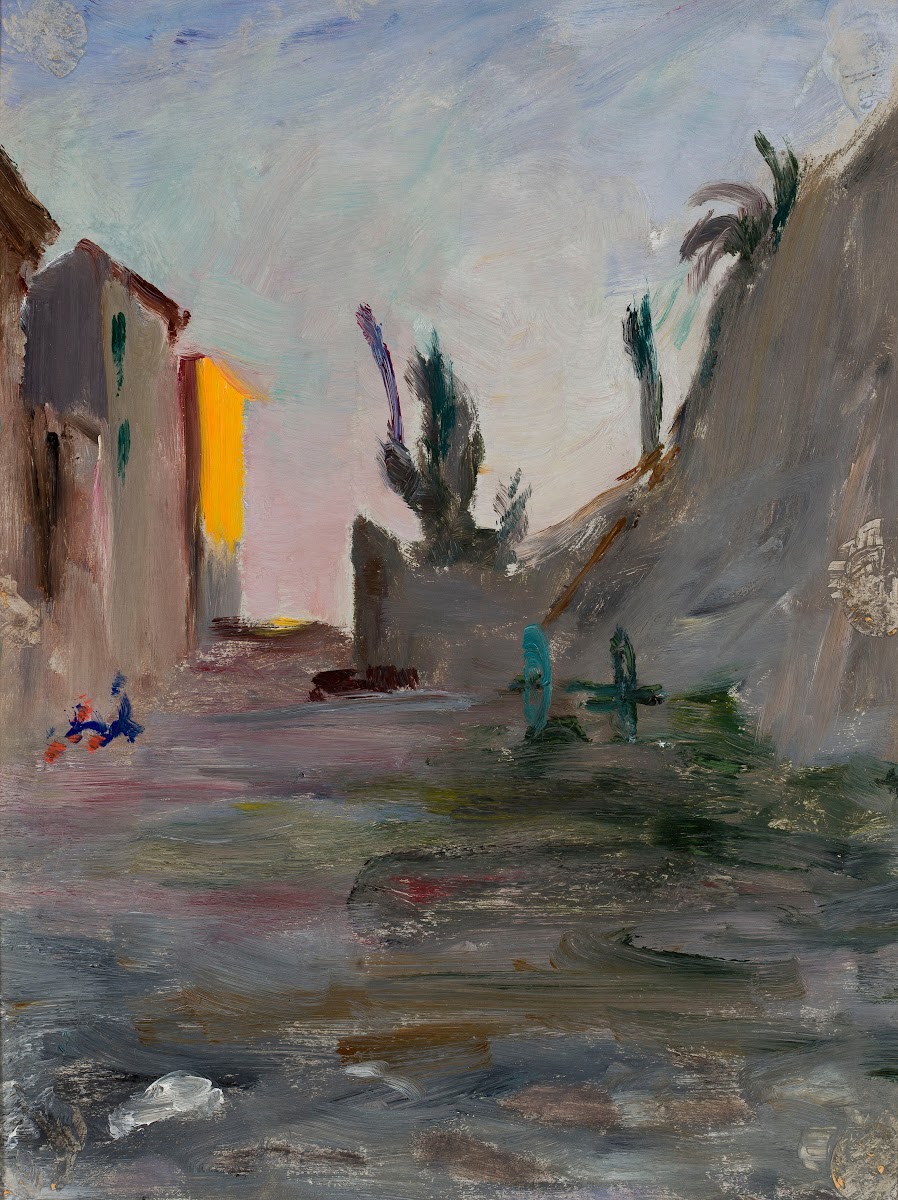 Evening in Bordighera From the journey to Italy 1894