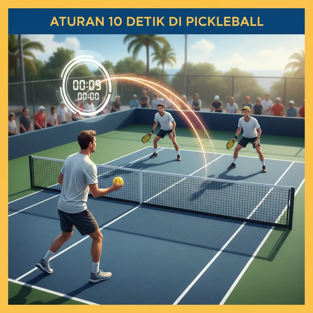 Apa yang dimaksud dengan aturan 10-detik di pickleball