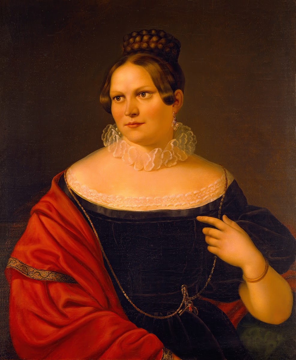 Portrait Of Elisa Paulsen Thorvaldsens Daughter 1838