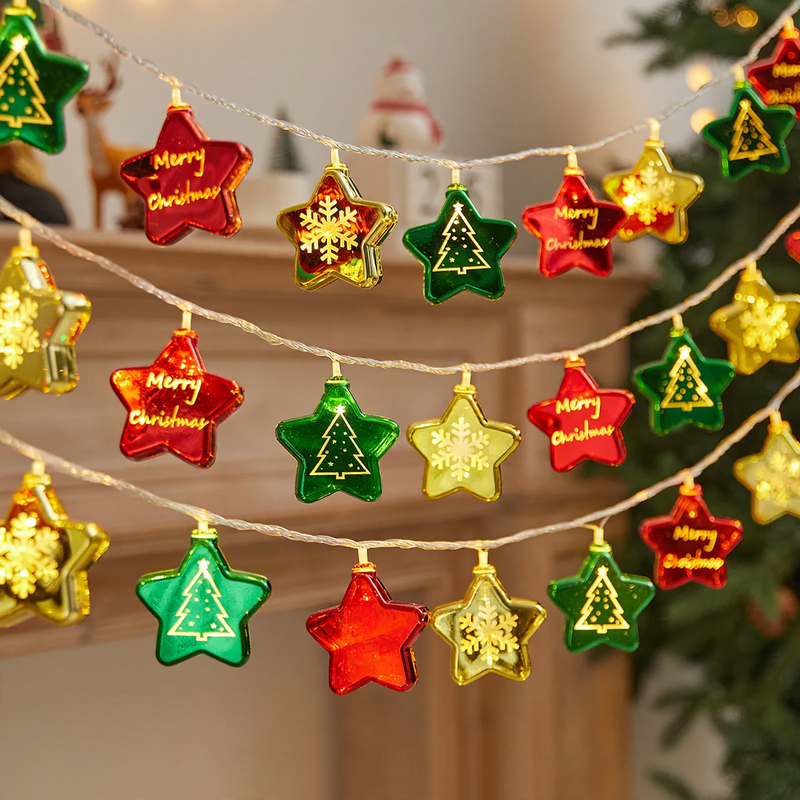 LED-Lichterkette für festliche Weihnachtsdekoration