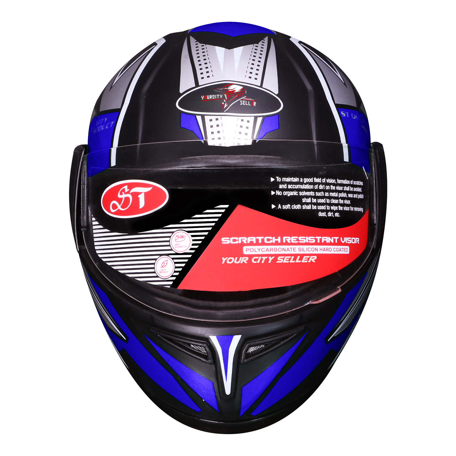 Comfortable interior padding of the helmet