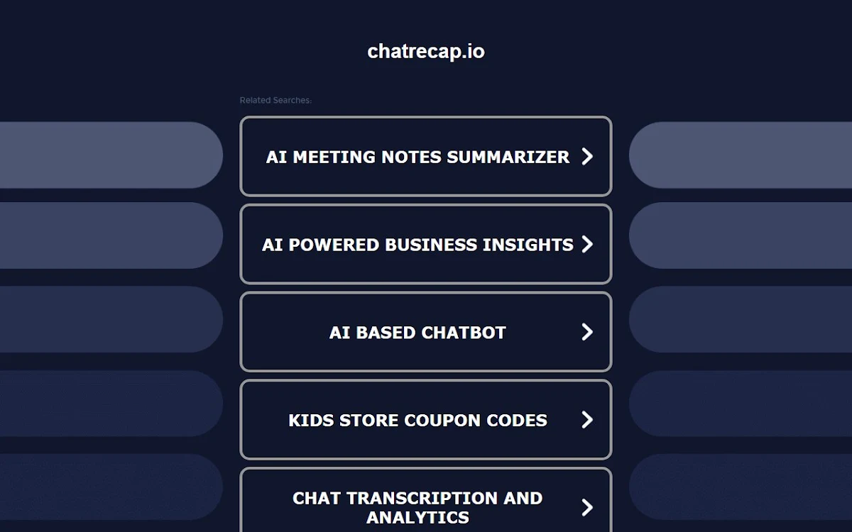 Captura de Chat Recap