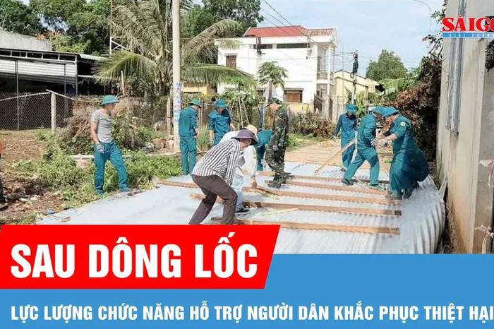 Xã Châu Đức khẩn trương khắc phục hậu quả sau dông lốc - Báo Sài Gòn Giải Phóng