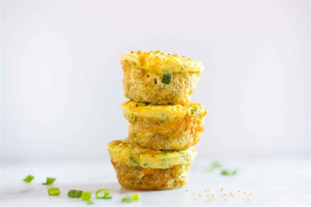 Bánh Muffin Trứng Hạt Diêm Mạch