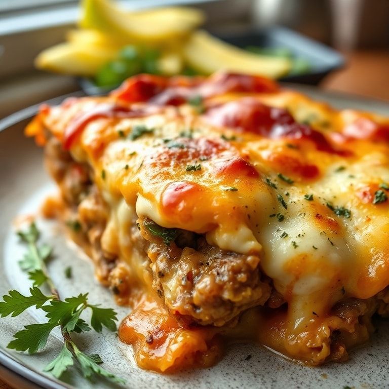 Easy Low Carb Philly Cheesesteak Casserole Recipe – Quick, Cheesy, and Creamy finished