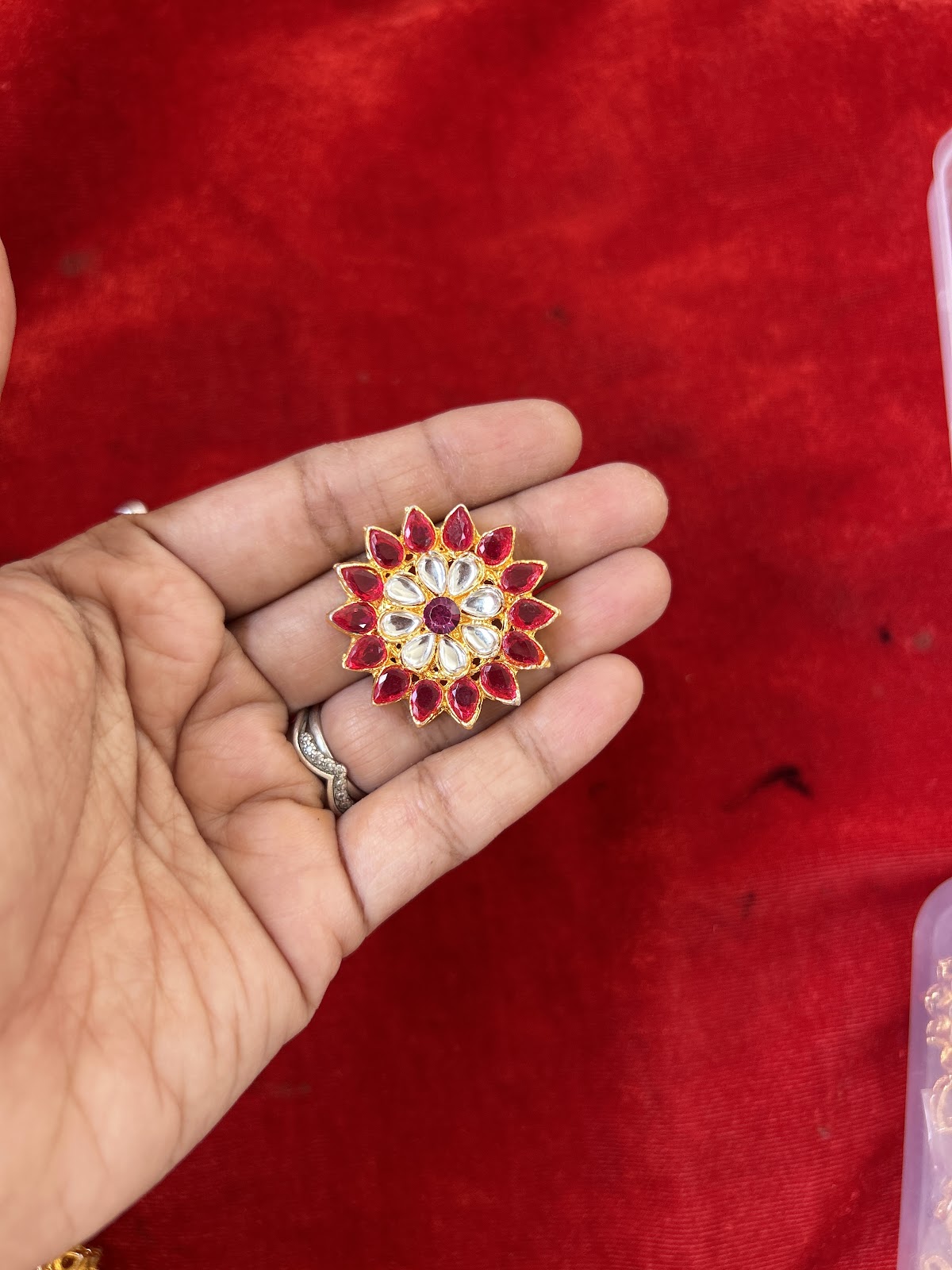 Flower big pendent