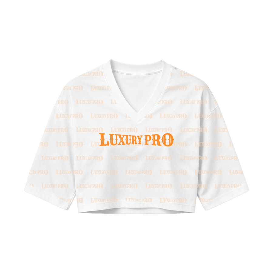 AOP ERA Women's Cropped Short Sleeve Top