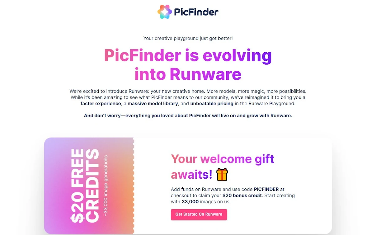 Captura de PicFinder.AI