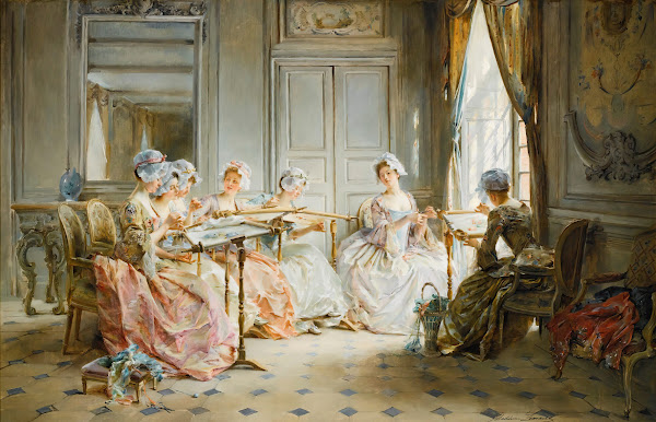 The embroidery class