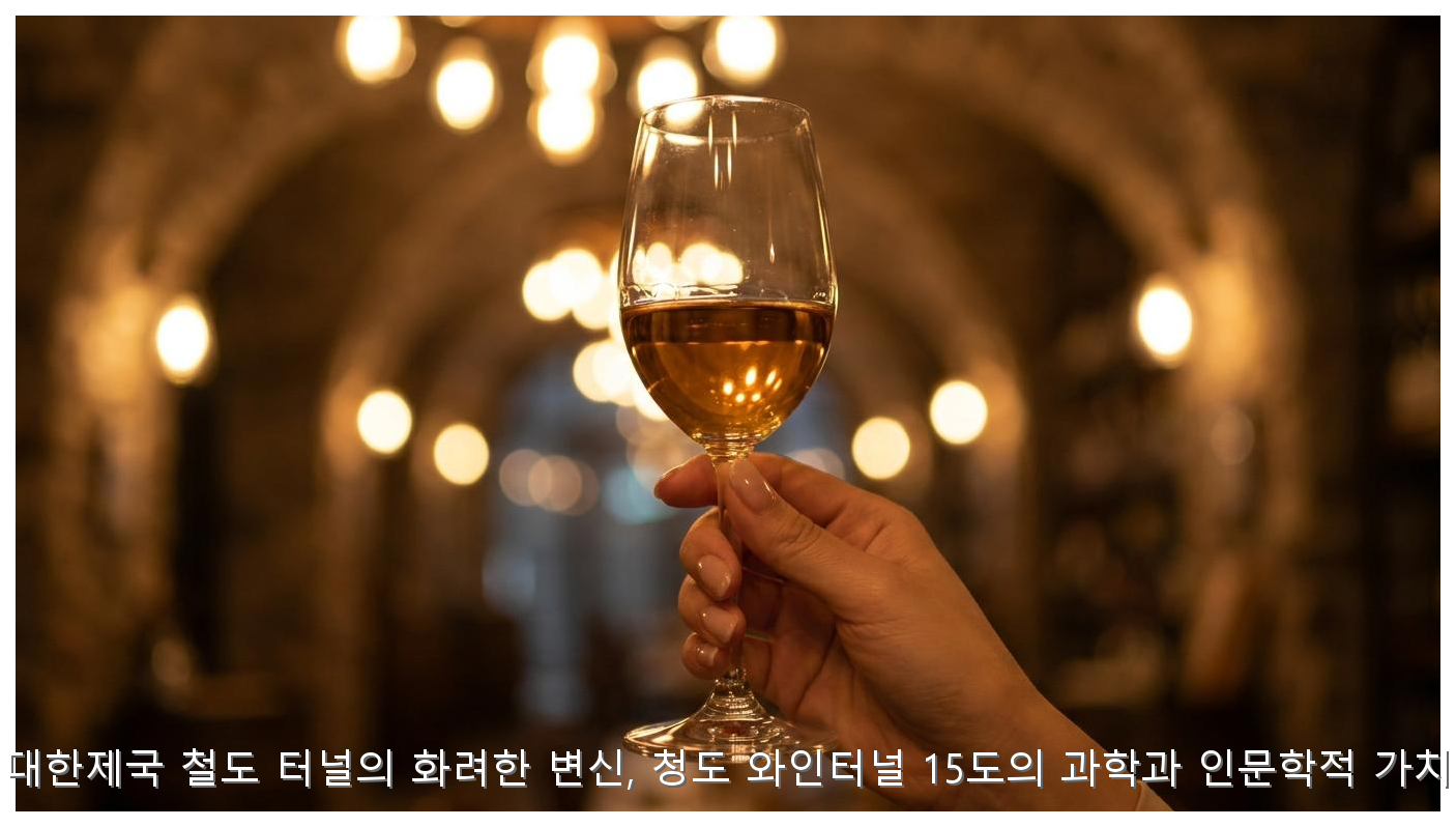대한제국 철도 터널의 화려한 변신, 청도 와인터널 15도의 과학과 인문학적 가치 핵심 안내 및 분석 인포그래픽 (4)
