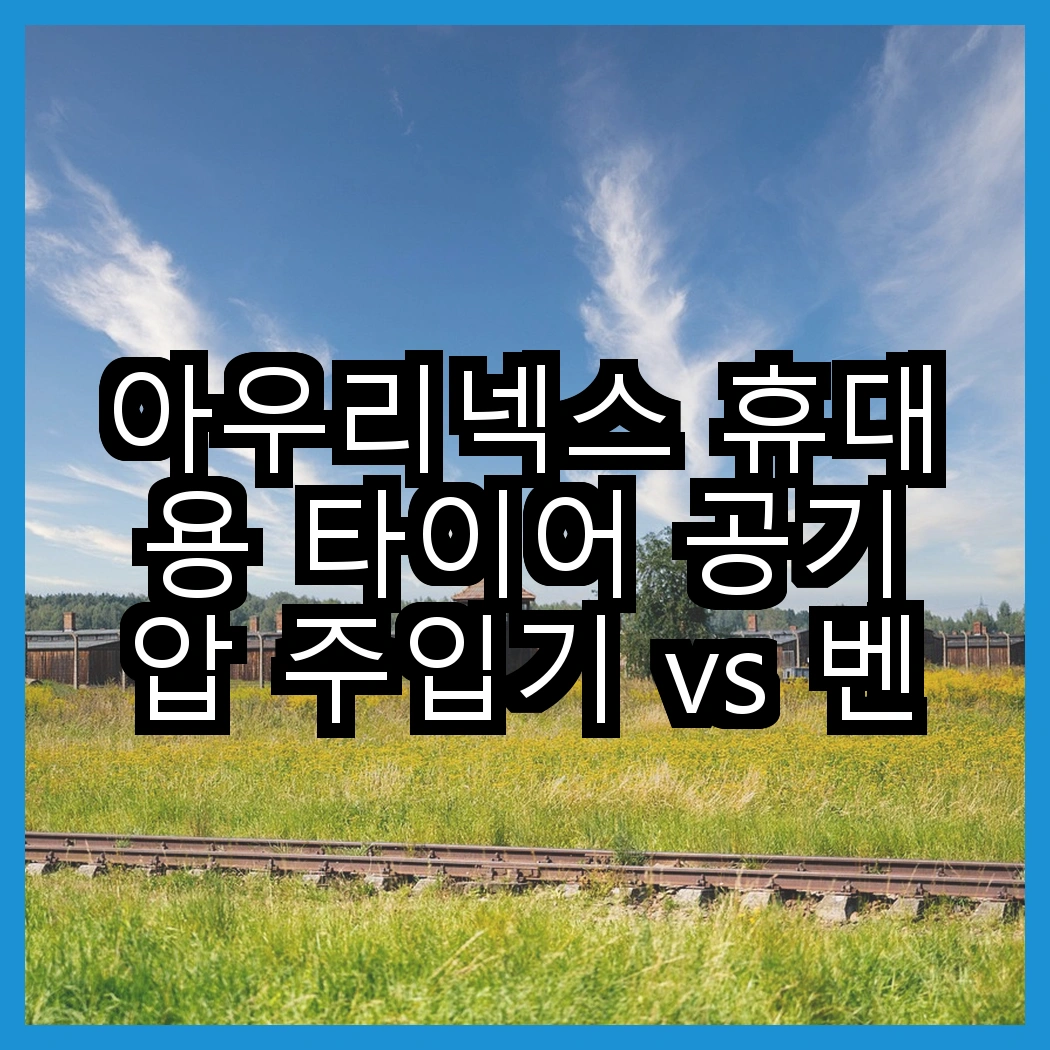 아우리넥스 휴대용 타이어 공기압 주입기 vs 벤딕트 무선 타이어 주입기, 어떤 선택이 더 편리할까? 썸네일