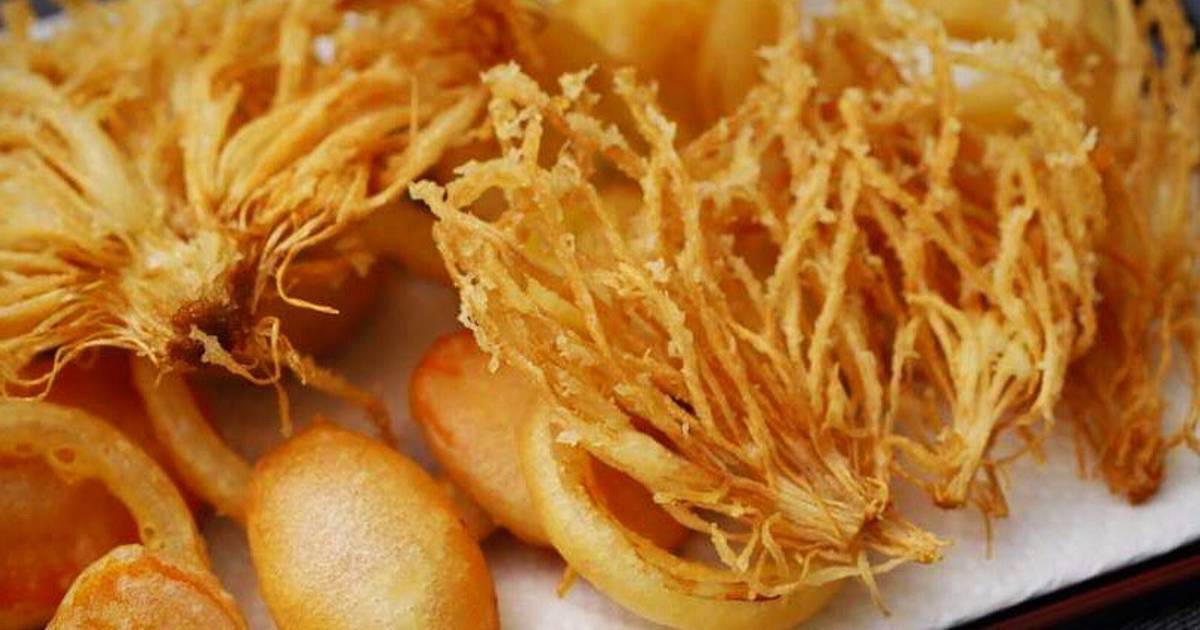 Tempura rau củ chiên