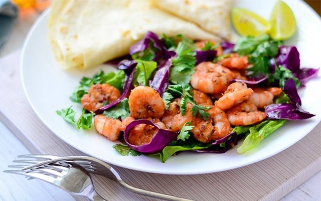 Salad Tôm Rau