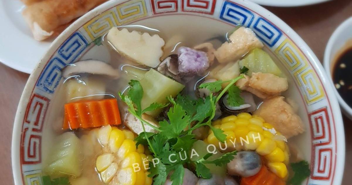 Canh củ quả chay