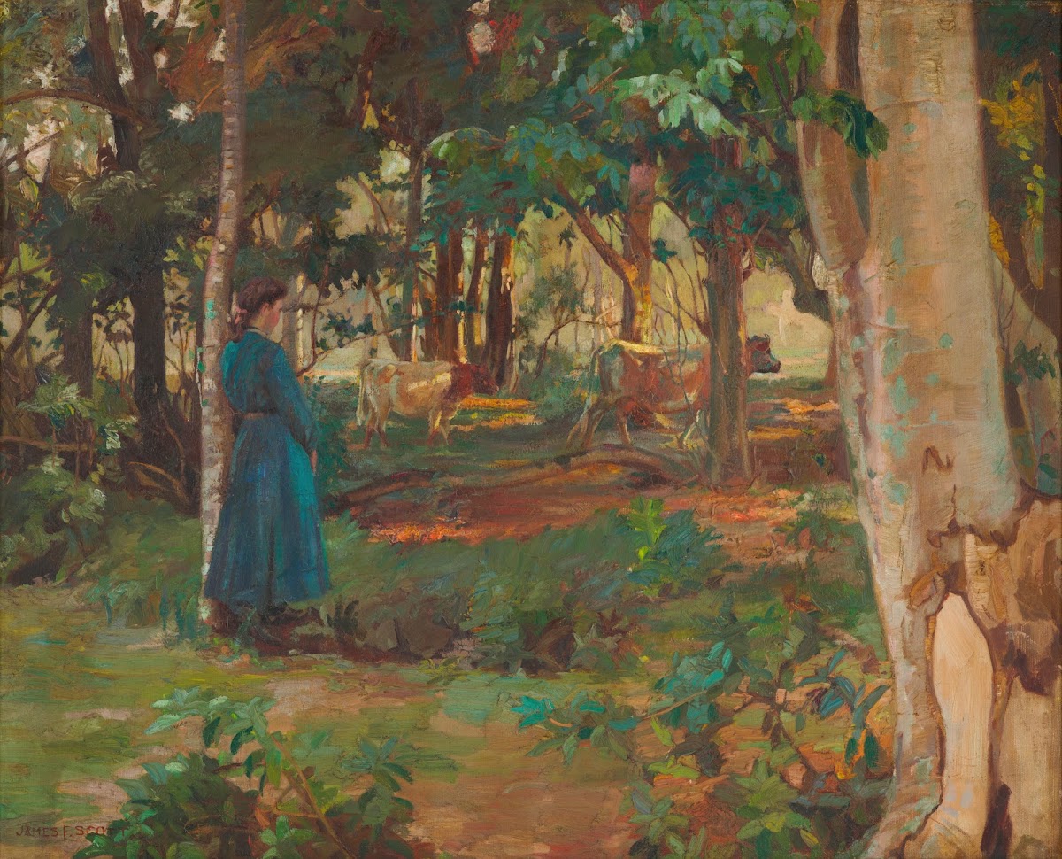 Fetching the cows 1911