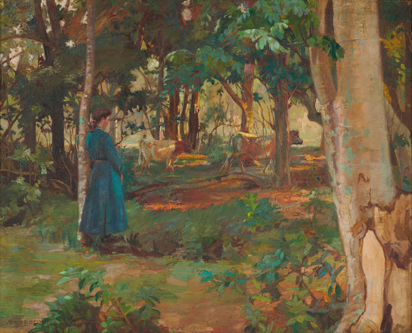 Fetching the cows 1911