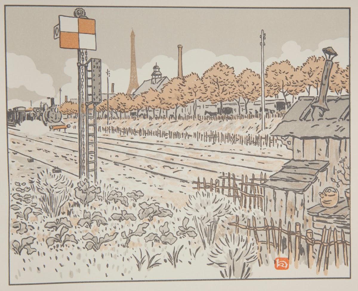 Du Quai de Javel baraque daiguilleur 1902